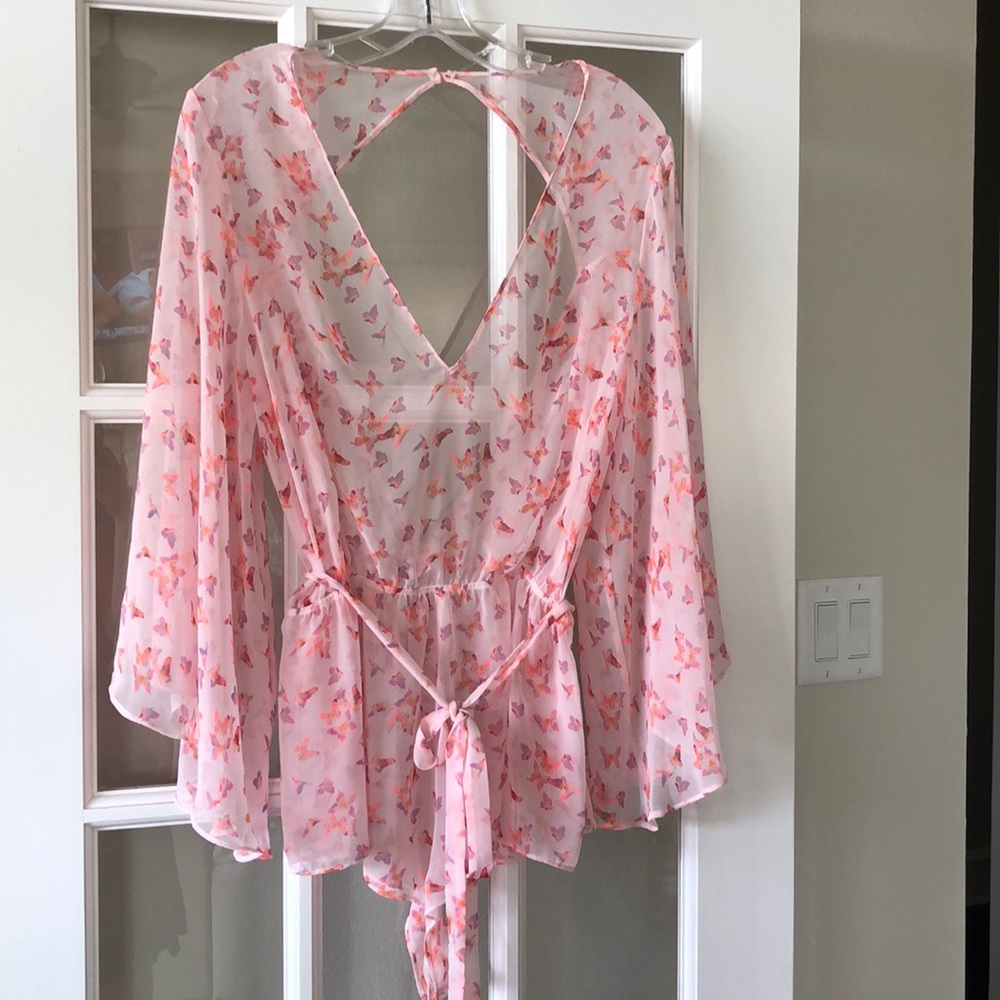 Victoria’s Secret Sheer Butterfly Romper